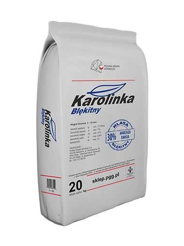 Karolinka Błękitny węgiel groszek 5-25 mm 1000 kg