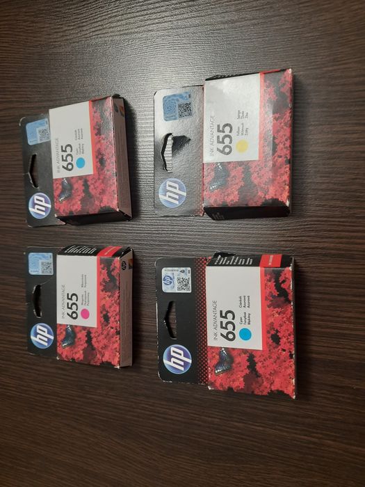 Tusze nowe HP 655
