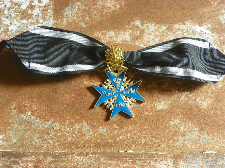 Pour le Merite odznaczenie Pruskie  Blue Max Luftwaffe