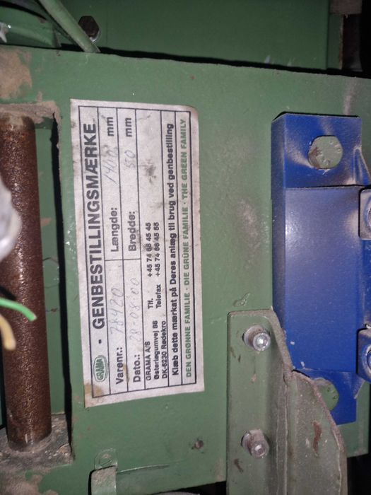 Strugarka czterostronna GRAMA ILSF z podajnikiem do drewna mokrego