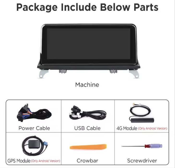 Android Radio Samochodowe do BMW X5 E70 X6 E71 2007-2013 CCC
