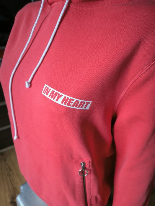 Tim Coppens bluza z kapturem unisex S damska kangurka czerwona