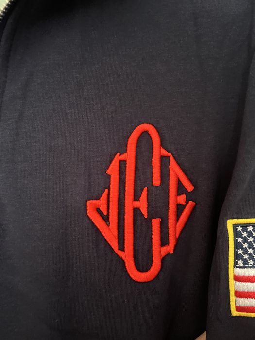 Quarter zip(Hoodie) JEE , rozmiar L , Flaga USA