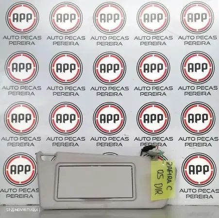 Palas sol Opel Zafira B esquerda e direita , com iluminação,