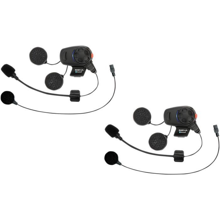 par intercomunicadores sena smh5 dual-boom/wired