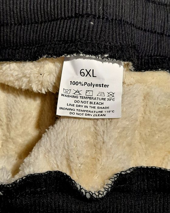 Ого-го какой размер новые очень тёплые зимние штаны джоггеры батал 6XL