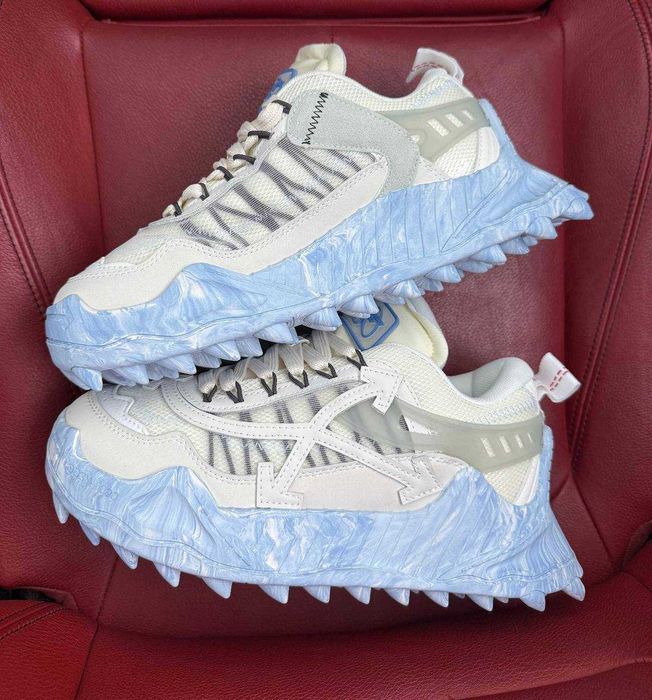 (БЕЗ ПЕРЕДОПЛАТИ)Off-White Odsy 1000 Blue оф вайт одси 1000 голубі