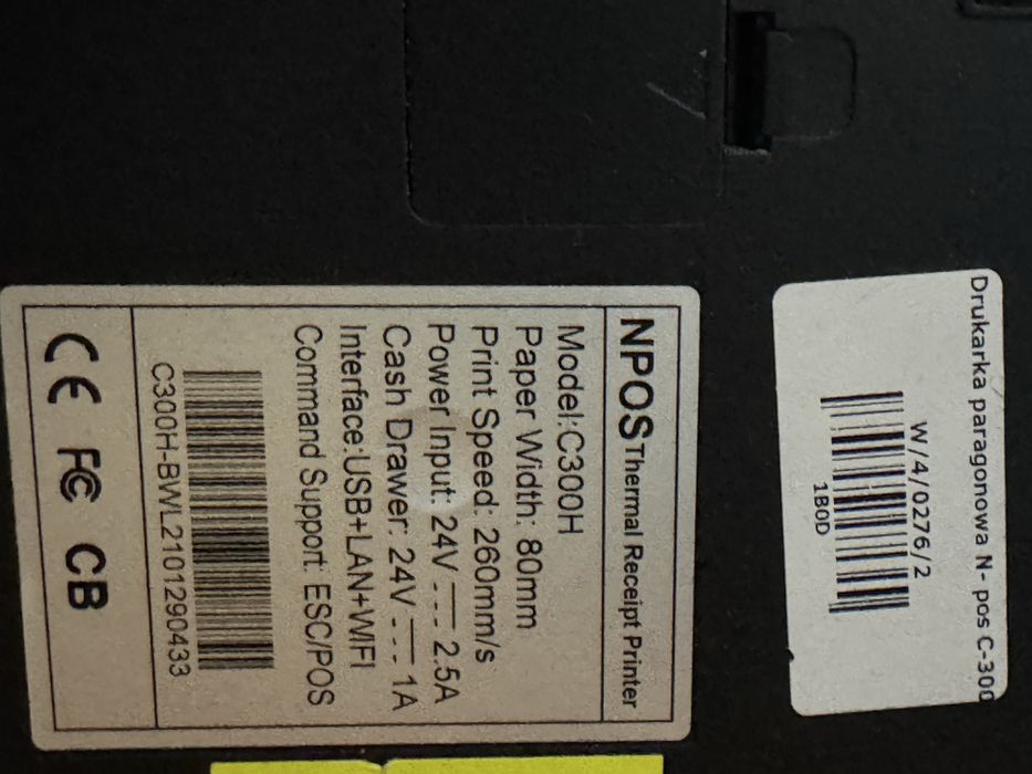 Drukarka paragonowa NPOS + papier gratis