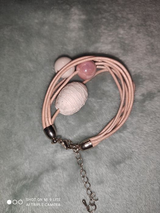 Handmade bransoletka damska regulowana