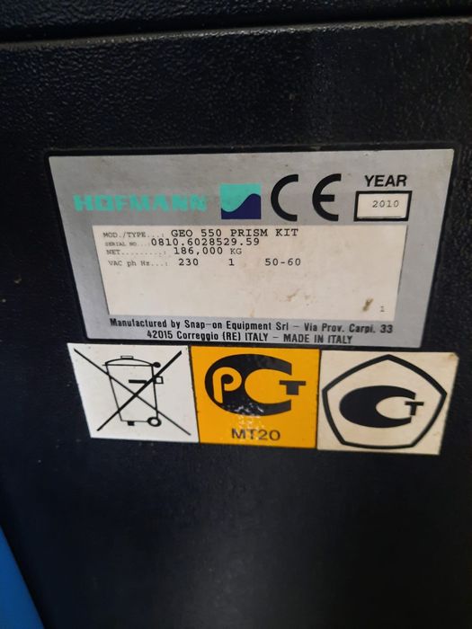 Стенд розвал - сходження Hofmann  geoliner  550 prism