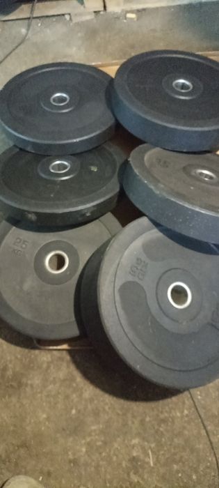 Bumper obciążenie olimpijskie 100 kg zestaw