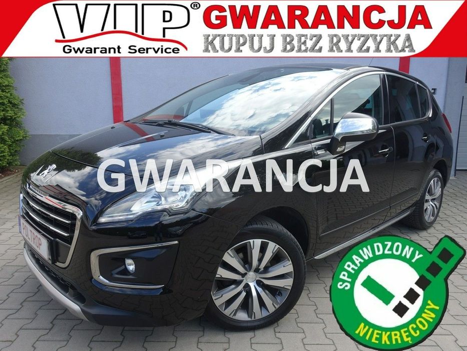 Peugeot 3008 1,6D Navi Ledy Klimatronik Alu Opłacony VIP Gwarancja
