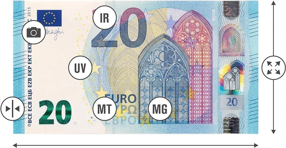 Nova! Máquina de contar notas dinheiro verificadora dinheiro falso
