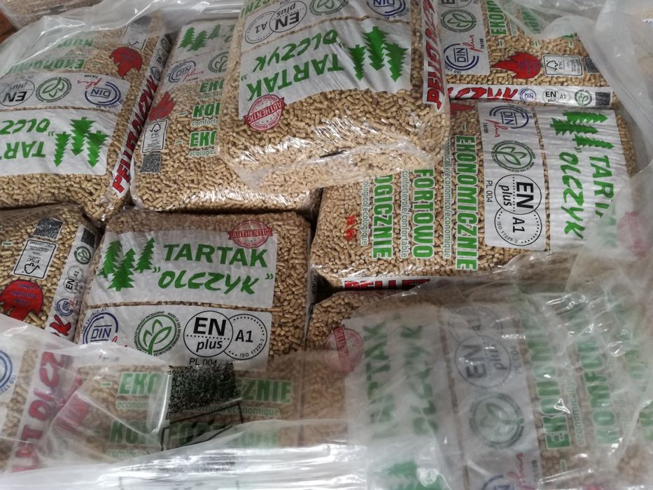 Pellet Olczyk oryginalny, certyfikowany, worki 15 kg - MOŻLIWA DOSTAWA