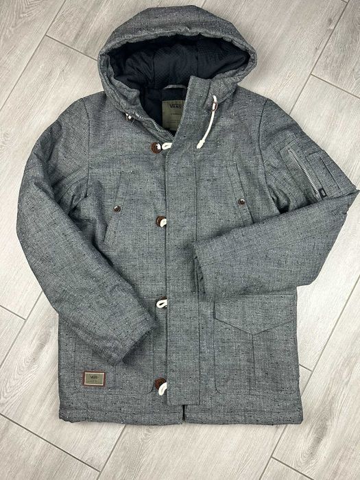 Kurtka męska Vans Talavera parka zimowa hooded coat szara XS