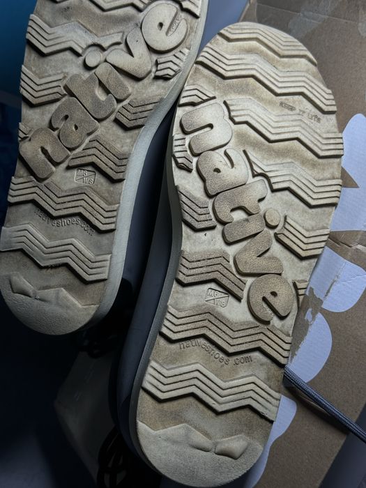 Черевики Native Fitzsimmons сірі на флісі