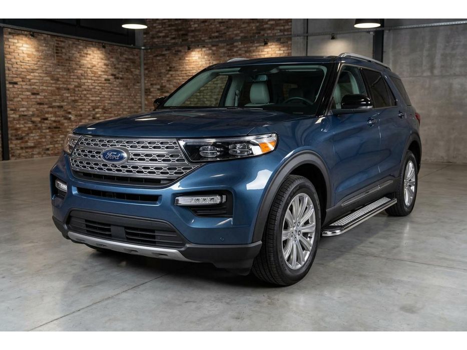 Ford Explorer 2019+ Бокові пороги Maydos V2 (2 шт., Алюміній)