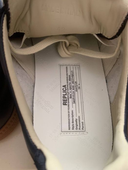 Maison Margiela Replica Gats Dark Navy archive grisch stockholm