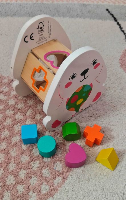 Sorter drewniany królik ( Elefun)