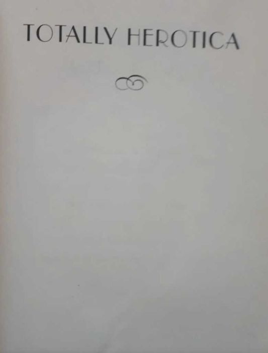 Totally Herotica Susie Bright Joani Blank English книга на Английском