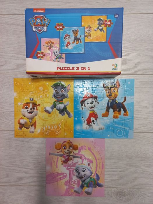 Пазли 44 коти, Свинка Пепа, Щенячий патруль,герої казок