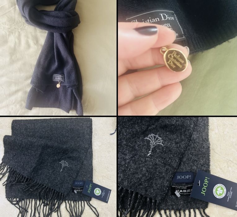 Christian Dior -Шарф палантин-100-%-шерсть- кашемир-оригинал