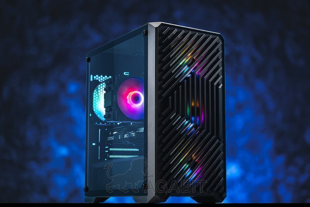 Обсидіан v2! RTX 4060 Ti 8GB+i3-14100F+DDR4 16GB+M.2 SSD 500GB –  Ігровий комп'ютер ПК для ігор геймерський игровой компьютер
