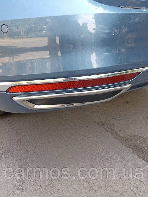 Passat b8 Накладки імітація глушника  нерж