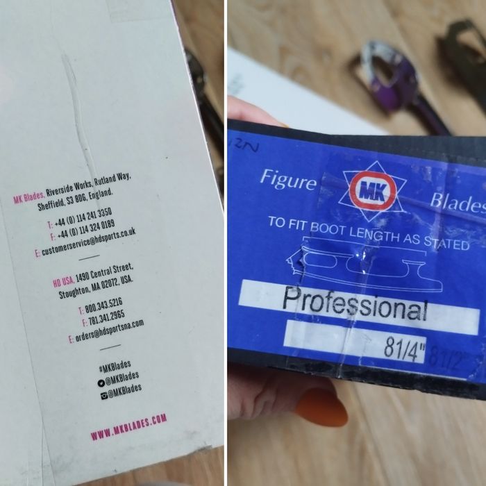 Леза на ковзани MK Professional, 8 1/4″, фігурне катання