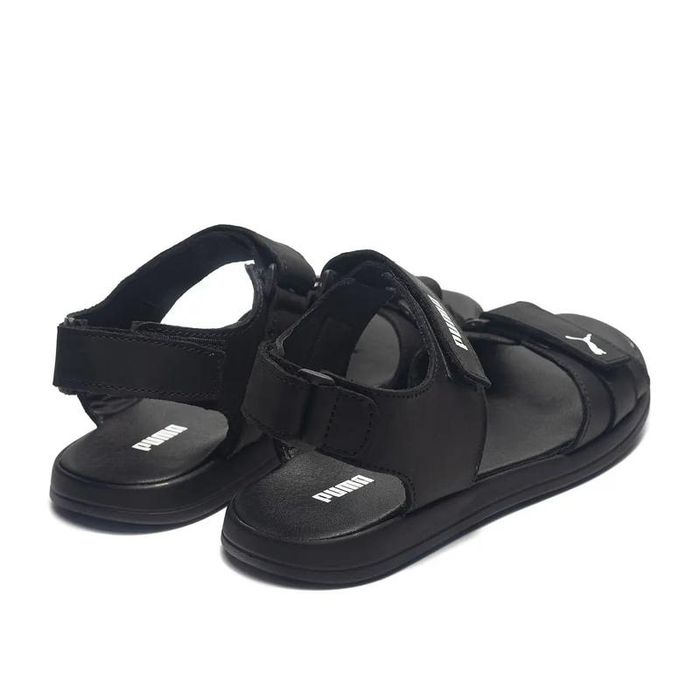 Чоловічі шкіряні босоніжки Puma Black