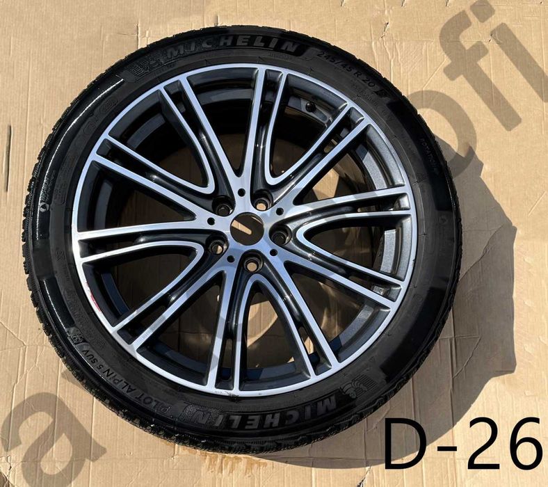 36118053501  Серия: 5 Колесный диск легкосплавный orbit-grey (присутні подрянени) Продажа з скатом 2023 michelin pilot alpin 5 suv 245/45 R20