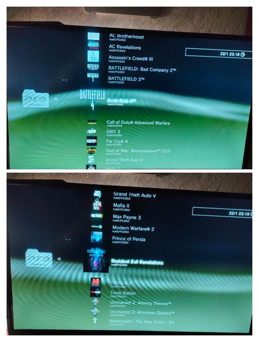 Playstation 3 Slim 500gb HEN 2 геймпади