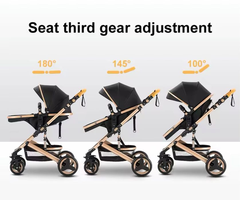 Carinho Luxuoso Bebê 3 em 1 portátil