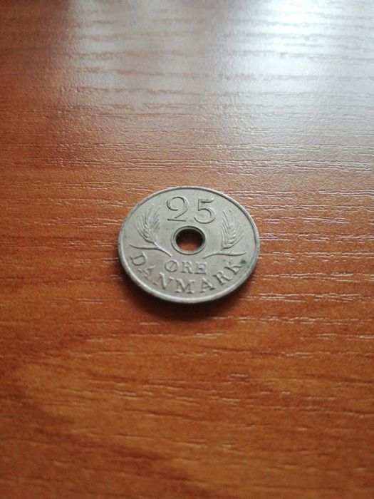 Moneta 25 ore Dania 1969r