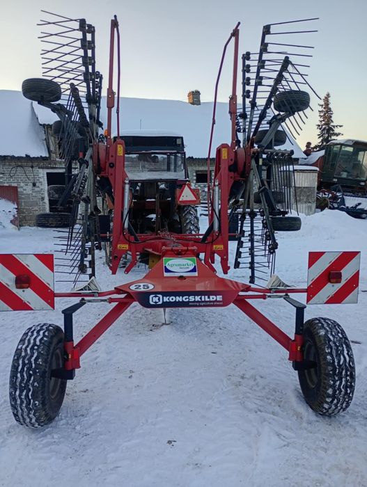 Zgrabiarka dwukaruzelowa kongskilde R655ASL 2018rok