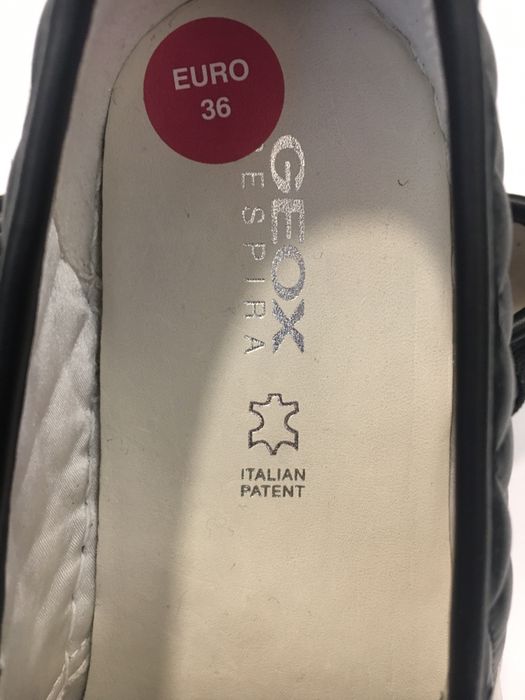 Czarne tenisówki Geox 36 Tenisówki 36 Geox 36