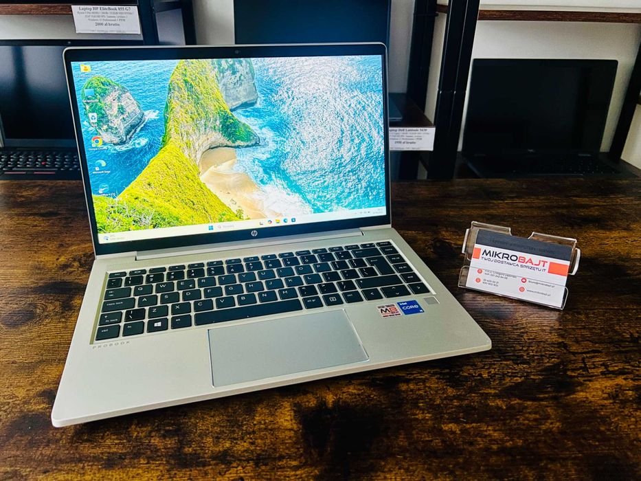 JAK NOWY | Laptop HP ProBook 640 G8 i5-1135G7 (11-gen.) 16GB 256GB NVMe SSD 14" FHD IPS p.klaw Windows 11 Professional + PTM