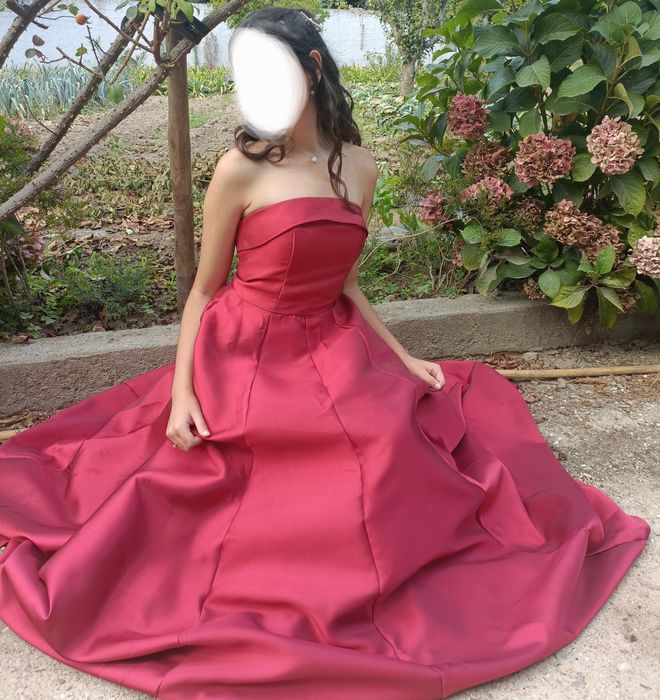 Vestido de festa com Saiote