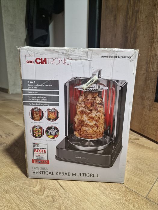 Grill elektryczny Clatronic DVG 3686