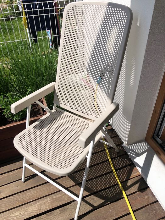 2 Krzesła (leżak) Ikea Torparo jak nowe