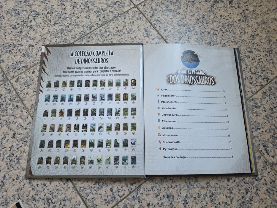 Coleção Jurassic Word Cromos e Cartas ver Fotos