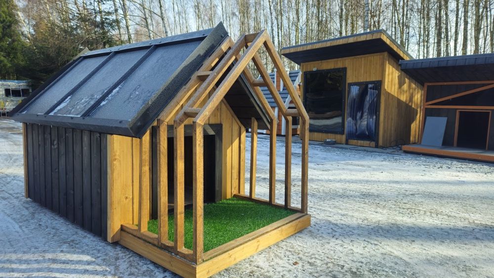 Ocieplana buda dla psa stodoła Noanzo.pl