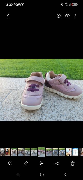 Sapatilhas menina geox 22