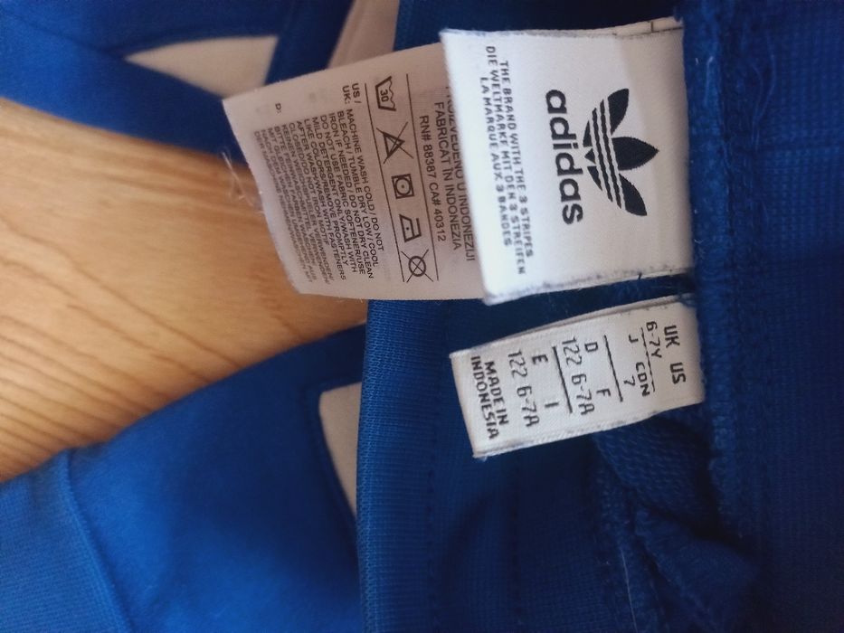 Спортивні штани Adidas 122 см (6-7 років) сині дитячі