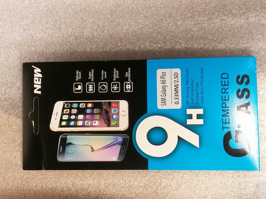Szkło hartowane Tempered Glass - do Samsung Galaxy A6 Plus