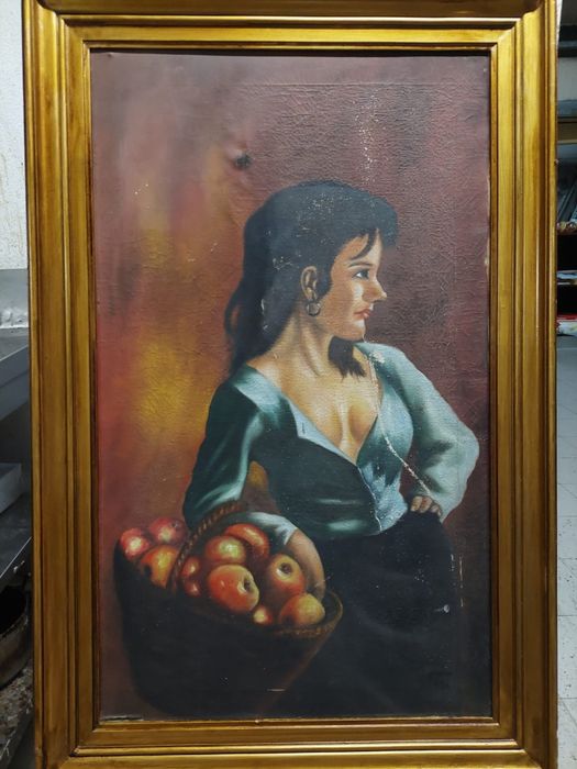 Quadro óleo Lino Tavares