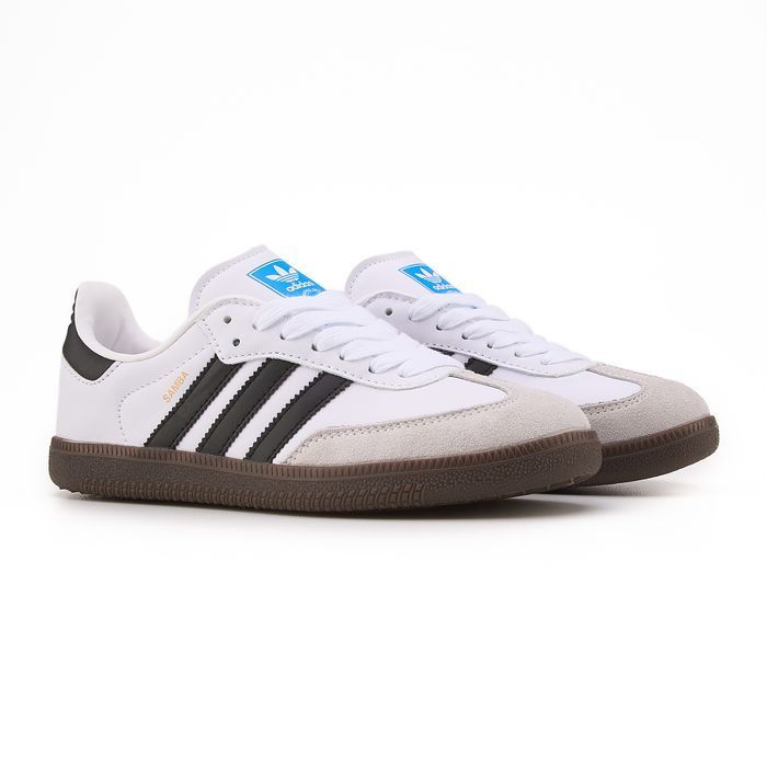 Кросівки Кроссовки Adidas Samba OG White Black повсякденні