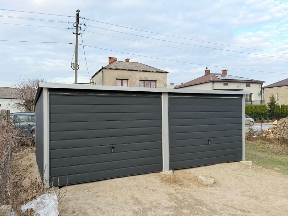 Garaż 6x6 orzech mat