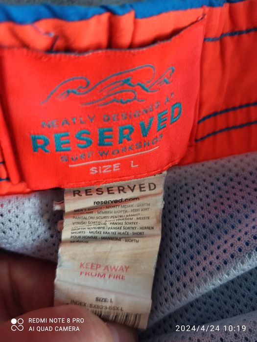 Spodenki męskie krótkie Reserved