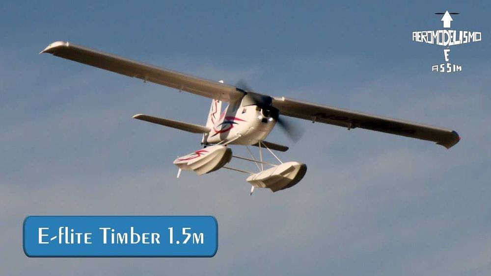 Aeromodelismo Timber Turbo c/ floats